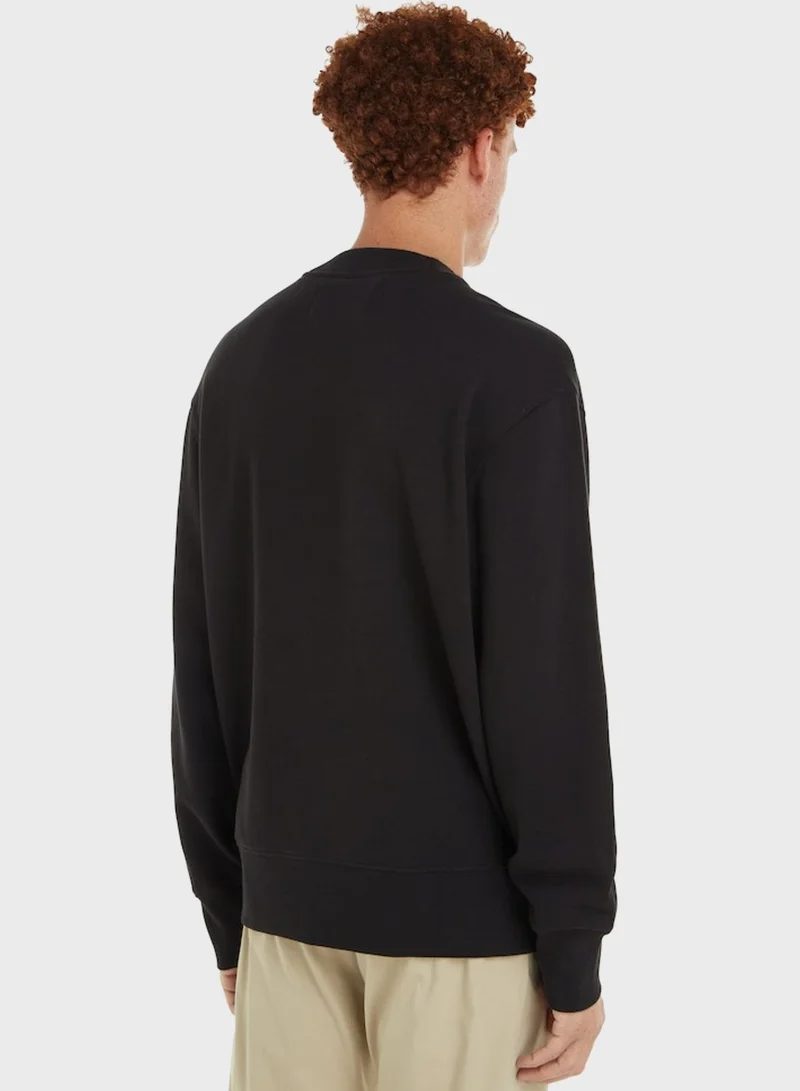 Calvin Klein Jeans Logo Crew Neck Sweatshirt