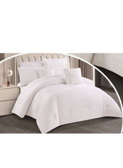 SMART HOME two-sided comforter set, two-sided mattress, consisting of 8 pieces, 8-piece comforter, 100% microfiber, comforter size 240X260 cm  - Image 2