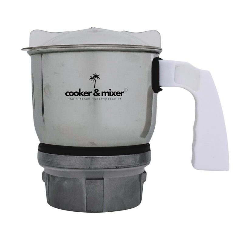 cooker and mixer cookermixer CM501 Mixer Jar Stainless Steel Metal Base Suitable for Preethi 04 L Chutney Jar  - Image 2