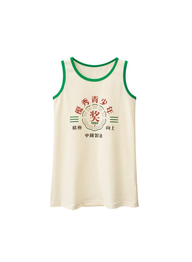 27home Girls Summer New Children's Clothing Chinese Style Sleeveless Dress Baby Long Skirt A Generation Of Hair