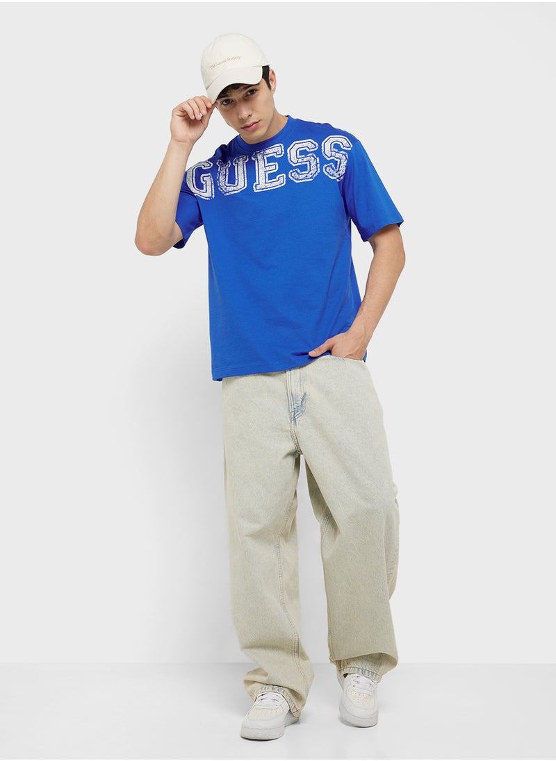 GUESS Bugler Crew Neck T-Shirt  - Image 4