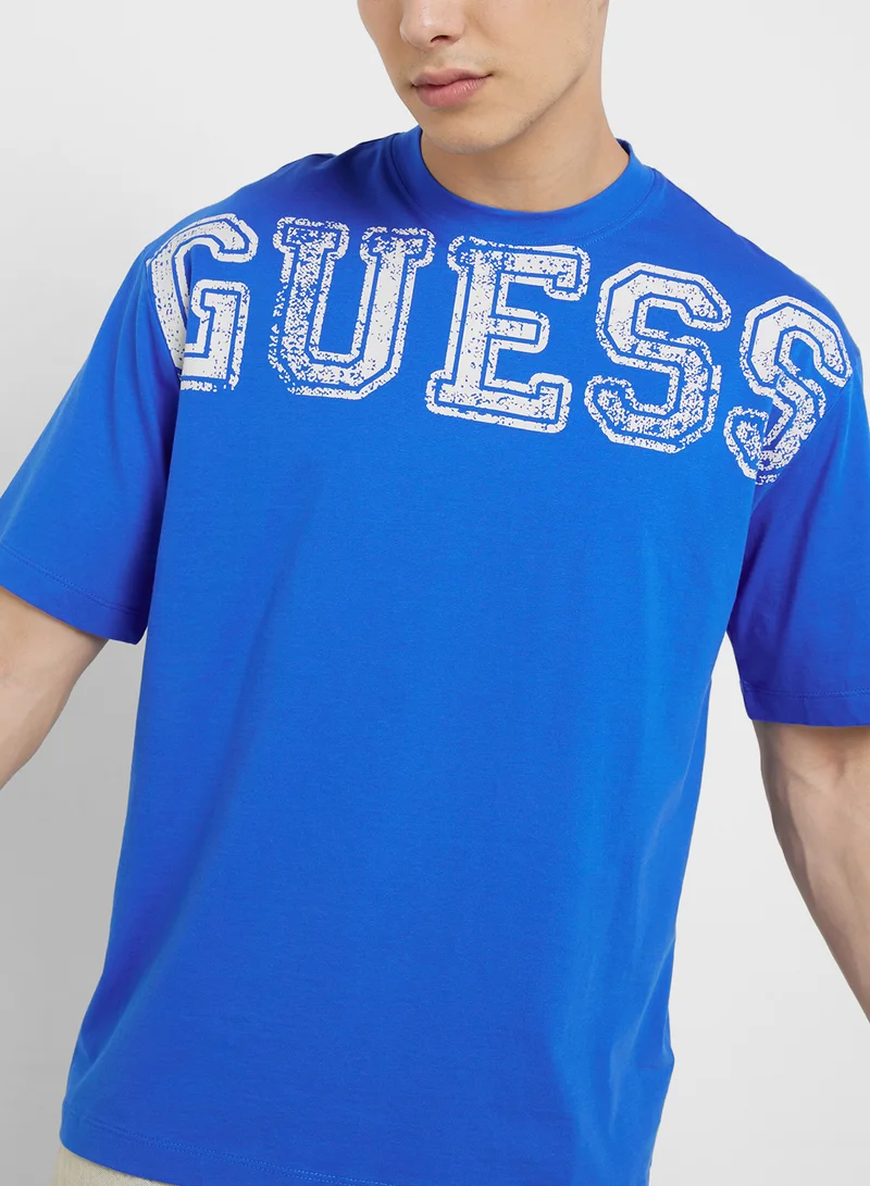 GUESS Bugler Crew Neck T-Shirt