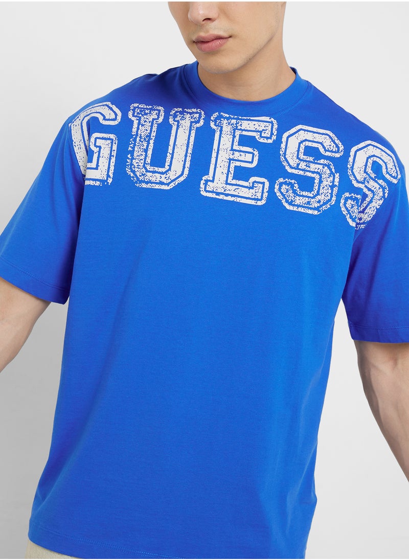 GUESS Bugler Crew Neck T-Shirt  - Image 3