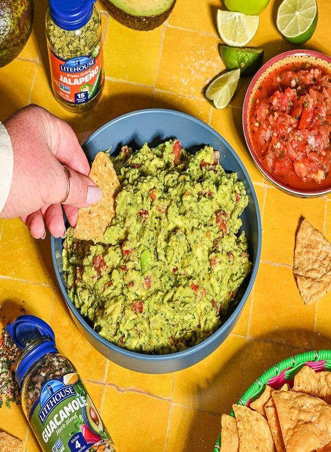 Litehouse Freeze Dried Guacamole Herb Blend - Guacamole Seasoning, Gluten Free, Vegetarian, Keto, Non-GMO, No Refrigeration Required, Great Guacamole Mix Spicy- 0.85 Ounce, 2-Pack - Image 5