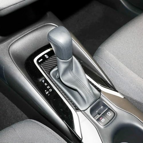 Bilisin Compatible with Carbon Fiber Inner Central Control Gear Shift Panel Cover Interior Accessories for Toyota Corolla 2019 2020 2021 2022 2023(Only for Petrol Versions, not for hybrids) - Image 2