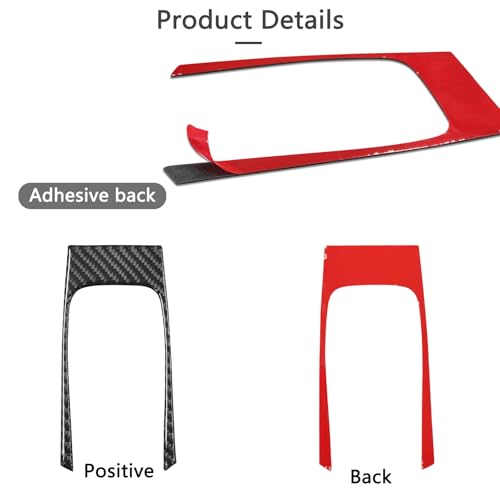 Bilisin Compatible with Carbon Fiber Inner Central Control Gear Shift Panel Cover Interior Accessories for Toyota Corolla 2019 2020 2021 2022 2023(Only for Petrol Versions, not for hybrids) - Image 4