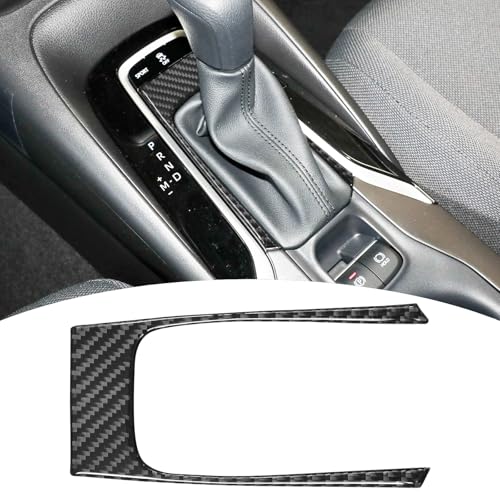 Bilisin Compatible with Carbon Fiber Inner Central Control Gear Shift Panel Cover Interior Accessories for Toyota Corolla 2019 2020 2021 2022 2023(Only for Petrol Versions, not for hybrids) - Image 1