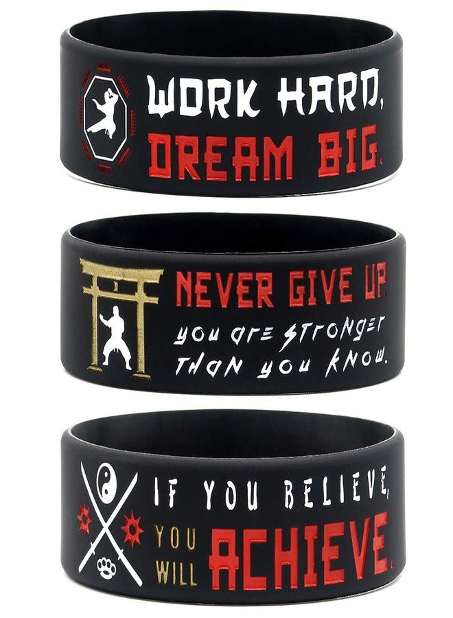 Inkstone Martial Arts Wristbands with Motivational Quotes Karate Ninja Theme Party Favors - Image 5
