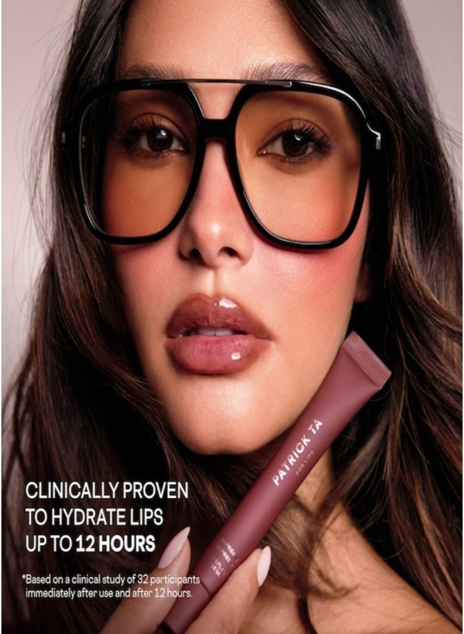 باتريك تا مرطب شفاه ملون من باتريك تا، غني بفيتامين هـ، 15 غرام - زبدة الكاكاو، لون شفاف مغذي للعناية بالشفاه - Image 5