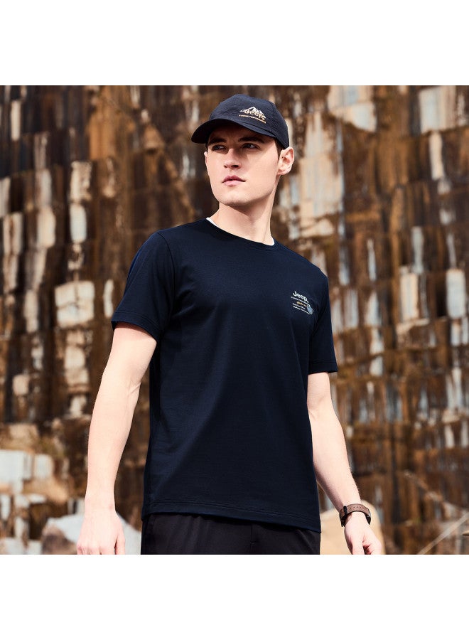 Jeep Outdoor Casual Men's Sports T-shirt Round Neck Short Sleeve Tee Summer Soft Skin-friendly Comfortable Versatile Fashion T-shirt - Image 3