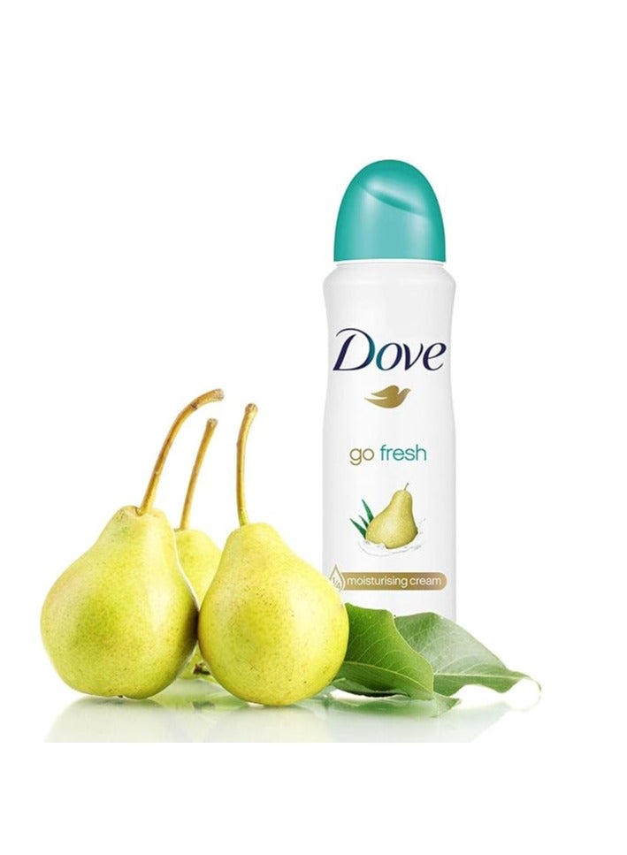 Dove Dove Go FreshPear And Aloe Vera Deodorant Deo Spray 150ml 48h - Image 2