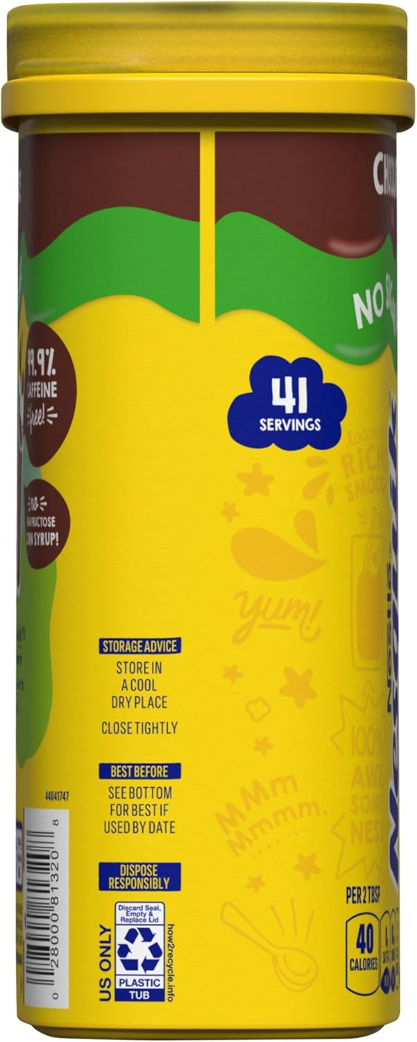 Nesquik مسحوق الشوكولاتة نيسكويك بدون سكر مضاف 16 أونصة - Image 5