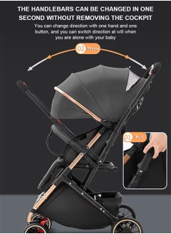 Baby Stroller, Travel System Pram, Lightweight Stroller, Reversible Handle,Travel Stroller with Adjustabel Footrest and Backrest, Can Sit and Lie - pzsku/Z2184AF9DA29224D8DA2BZ/45/_/1735884199/026a2c36-9ac4-454e-9382-2d355c171f79