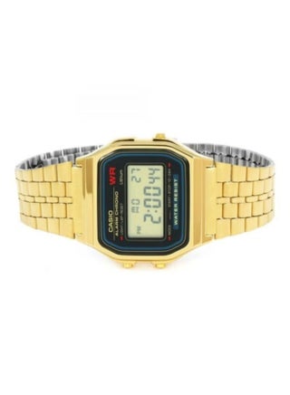 Water Resistant Stainless Steel Digital Casio Watch A159WGEA-1 - 33 mm - Gold - view 2