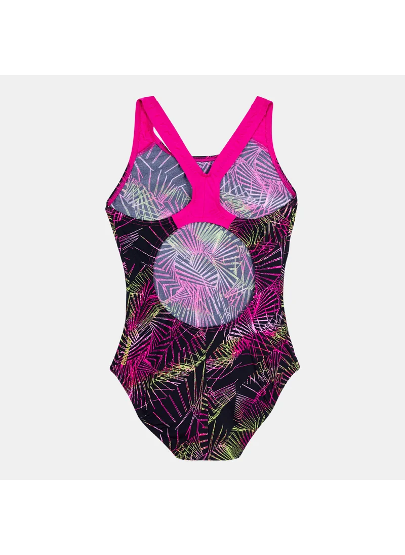 speedo Kids' Allover Print Splashback Swimsuit