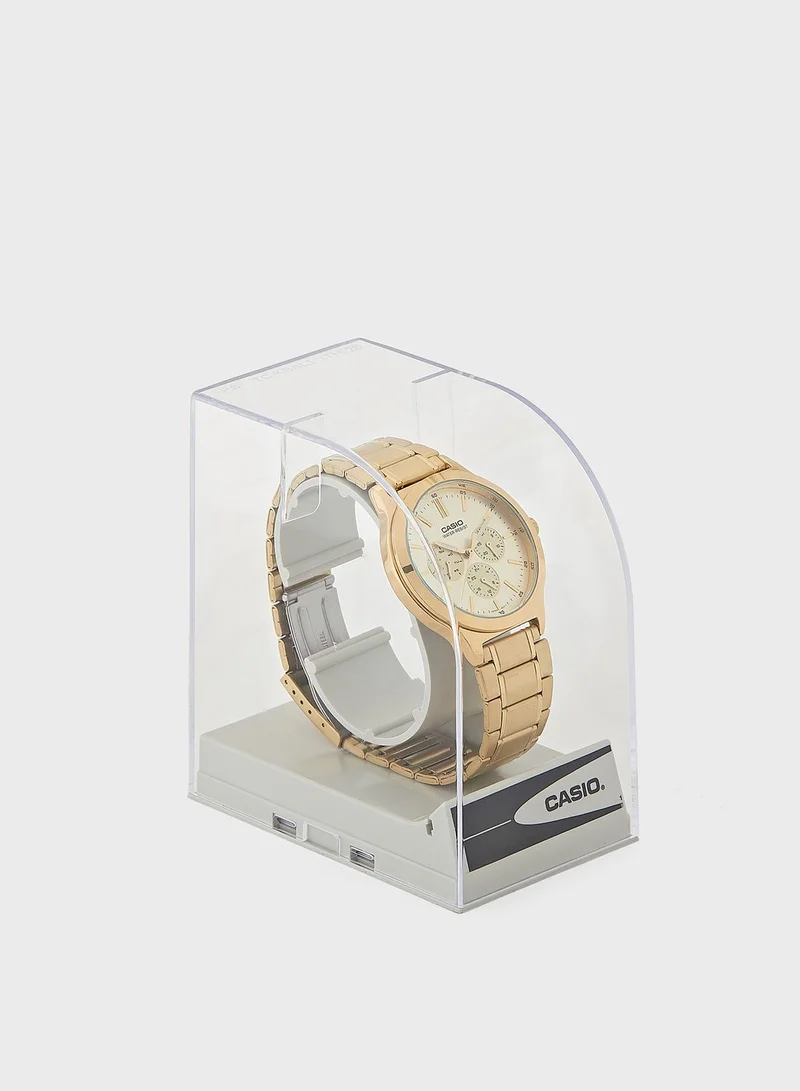 CASIO Mtp-V300G-9Audf Analog Watch