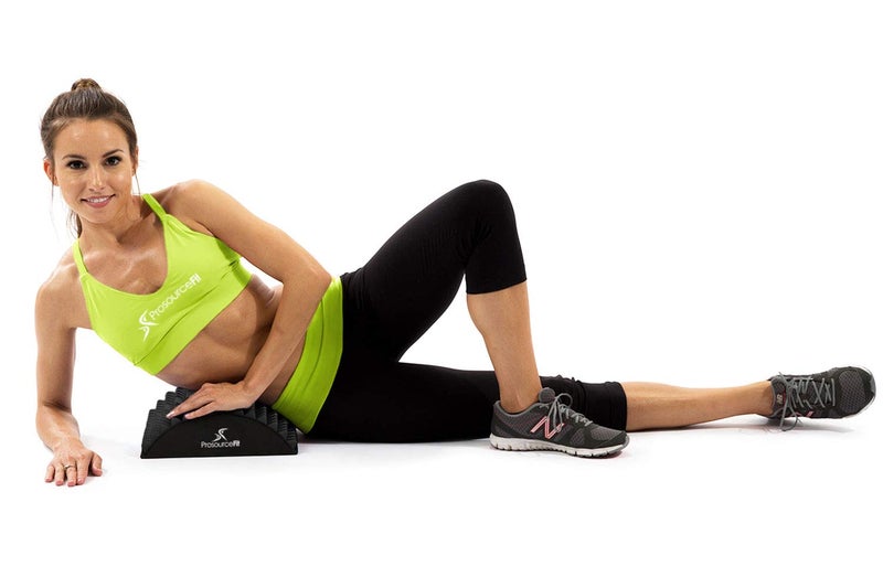 ProsourceFit Arched Back Stretching Spike Orthopedic Traction Device & Lower Lumbar Massage Support, Blue - Image 5