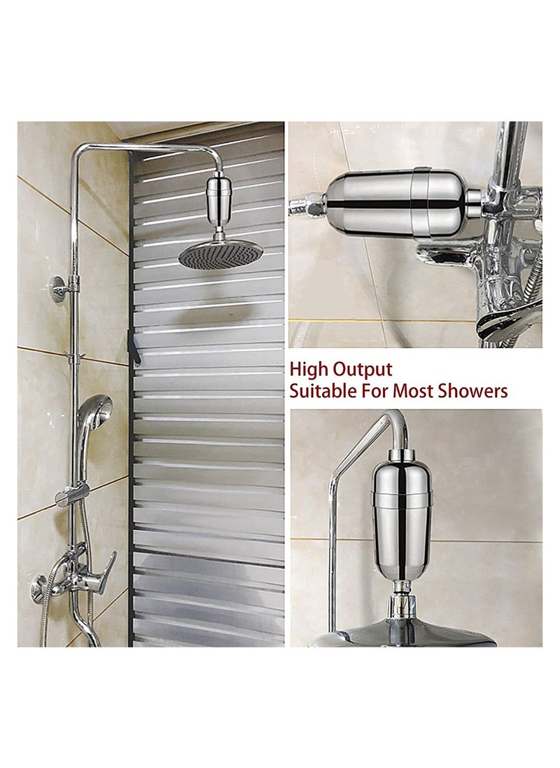 Shower Filter Water Filter with Silver Layer 16 Stage, Suitable for People with Sensitive and Dry Skin and Scalp, Filters Chlorine and Impurities - Filtered Shower Head Softener for Hard Water - pzsku/Z2184F28097DF883FD0F2Z/45/_/1696851858/8c1a7c7b-a9c9-4ddd-b96f-75b1a512f9a0