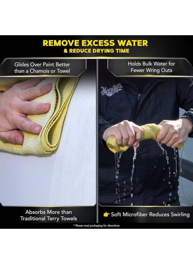 Meguiar's Microfiber Towel, Water Magnet, 2 Pack | Car Drying | Super Absorbent | Scratch-Free - Image 4