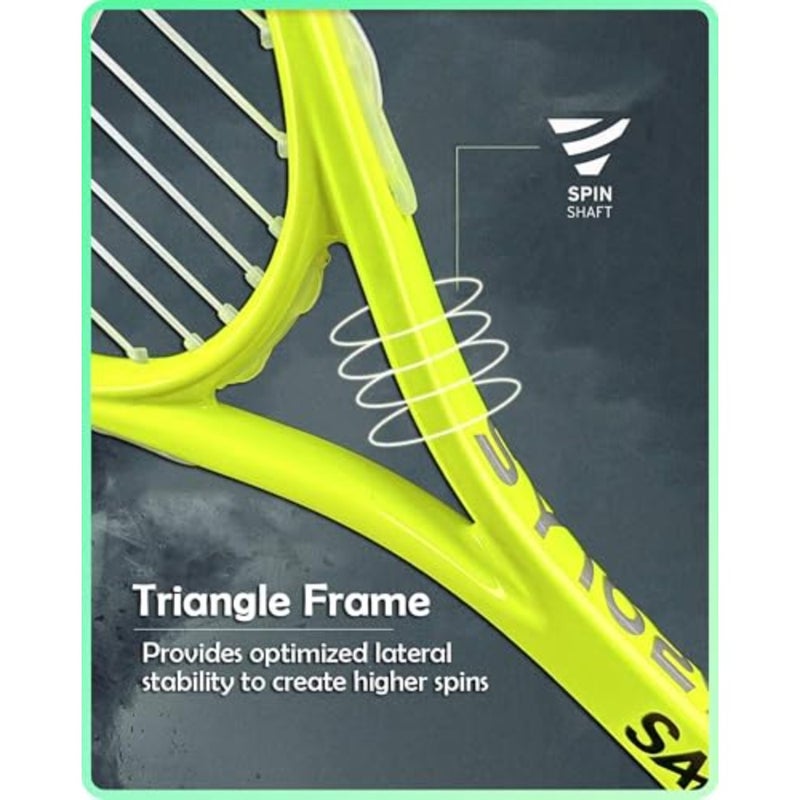 Composite Carbon Fiber Squash Racket Set High-Strength Nylon String 230g Lightweight Racquet For Beginners and Professionals Tournament-Ready Design - Image 3