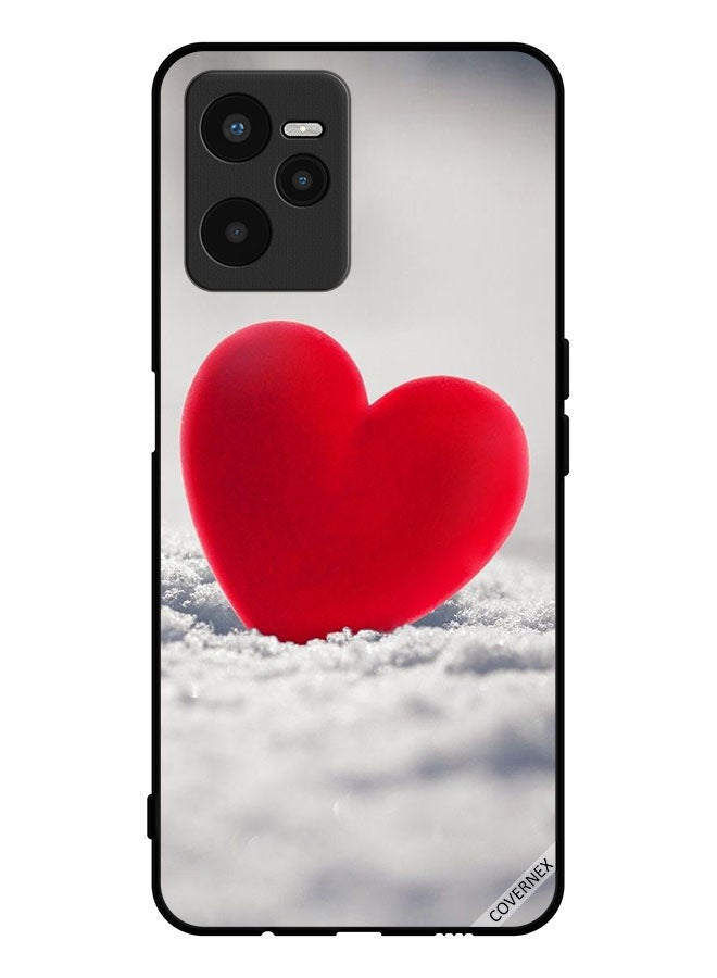 Covernex Protective Case Cover For Realme C35 Lovely Red Heart - Image 1