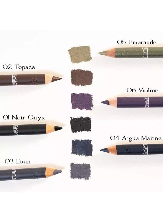 T. Leclerc Eyeliner Pencil - Long Lasting Precision Sharp Tip Eye Pencil for Water Line & Lash Line Use as Highlighter, Concelear, Under Eye Smudge Proof Smokey Eye Makeup Easy to Color (Topaze) - Image 2