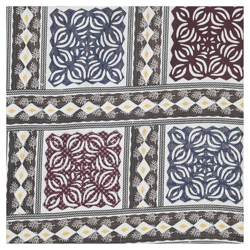 Blizz Mont | Badmeri Printed Diwan Set | Pure Cotton | Quilted | Set Contains- 8 Pieces (1 Single Bedsheet, 2 Boster Covers, 5 Cushion Covers | BARGU Gold-CO1 - Image 4