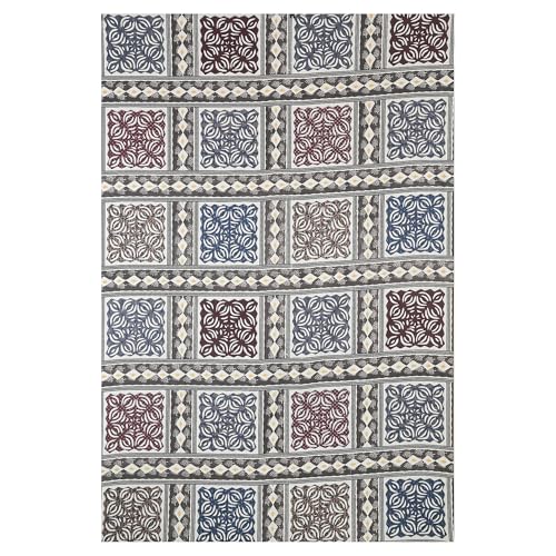 Blizz Mont | Badmeri Printed Diwan Set | Pure Cotton | Quilted | Set Contains- 8 Pieces (1 Single Bedsheet, 2 Boster Covers, 5 Cushion Covers | BARGU Gold-CO1 - Image 3