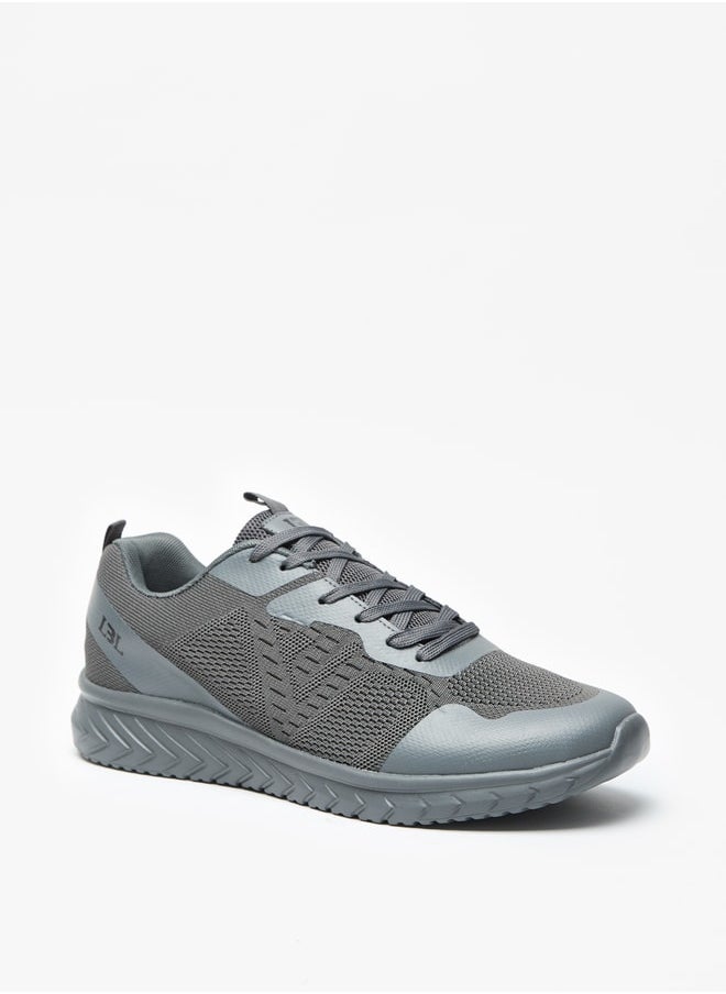 LBL by Shoexpress - Mesh Low Ankle Sneakers with Lace-Up Closure - Image 1