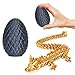 Olee Odee Small Dragon Eggs with Dragon Inside 3D Printed Surprise Funny Gifts for Kids Articulated Dragon Fidget Toys for Adults Executive Desk Toys Office Room Dcor Shiny Black - Image 2
