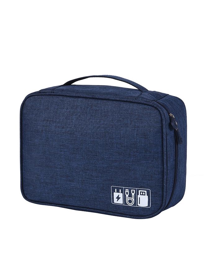 HuHa RH917 Data Cables Storage Bags Cationic Polyester Multifunctional Digital Bag(Upper Green)  - Image 1