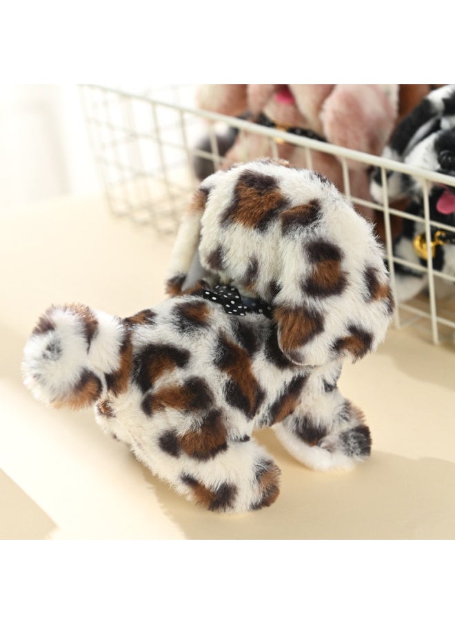Electric Plush Spot Puppy Simulation Plush Cute Doll Calling Walking Pet Electronic Children's Toy Dog-Color:Gradient Purple  - Image 4