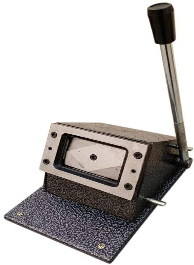 Dotpot Heavy Duty PVC ID Card Die Cutter Full Metal Body Round Corner (Brown) - Image 4