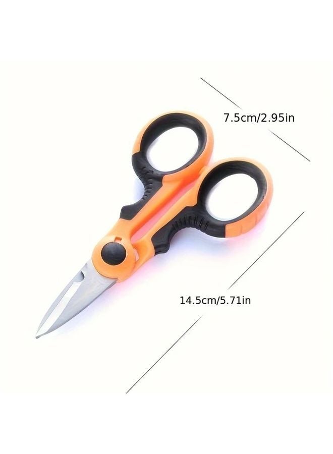 2pcs Insulated Electrician Scissors Heavy Duty Wire Shears For Fishing Lead Skin - Image 3