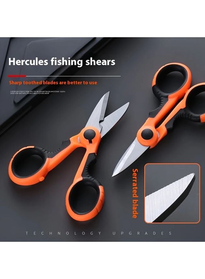 2pcs Insulated Electrician Scissors Heavy Duty Wire Shears For Fishing Lead Skin - Image 2