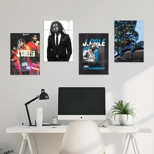 Wallgasm J Cole - Set of 8, 8x12 inch (A4 Size) 300 GSM | Rap,Music,Rapper,Poster for Room, Aesthetic Room Decor Item (J Cole) - Image 4