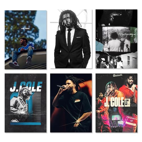 Wallgasm J Cole - Set of 8, 8x12 inch (A4 Size) 300 GSM | Rap,Music,Rapper,Poster for Room, Aesthetic Room Decor Item (J Cole) - Image 5