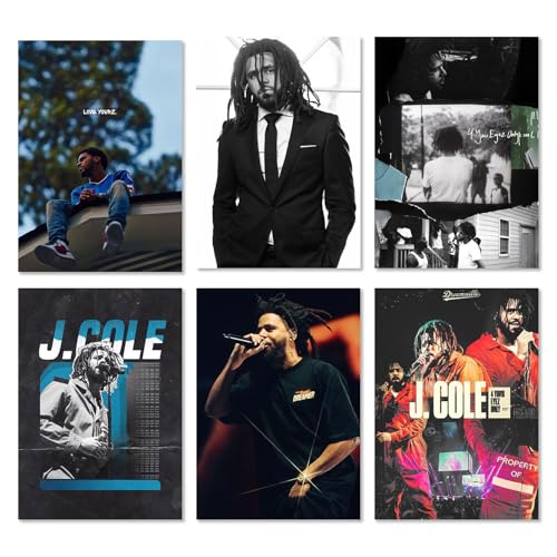 Wallgasm J Cole - Set of 8, 8x12 inch (A4 Size) 300 GSM | Rap,Music,Rapper,Poster for Room, Aesthetic Room Decor Item (J Cole) - Image 3
