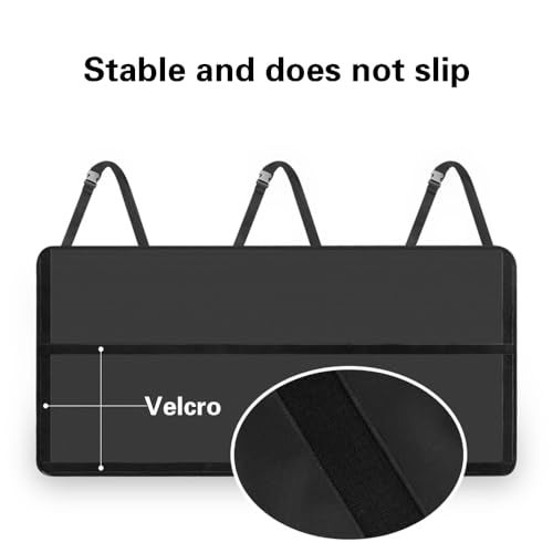 YOURKARTS.COM Car Trunk Organizer Hanging Backseat Storage Bag | Multi-Pocket SUV Boot Organizer | Foldable Rear Seat Cargo Storage for Groceries, Snacks & Travel Essentials (suv,muv) - Image 4
