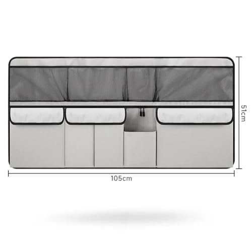 YOURKARTS.COM Car Trunk Organizer Hanging Backseat Storage Bag | Multi-Pocket SUV Boot Organizer | Foldable Rear Seat Cargo Storage for Groceries, Snacks & Travel Essentials (suv,muv) - Image 2