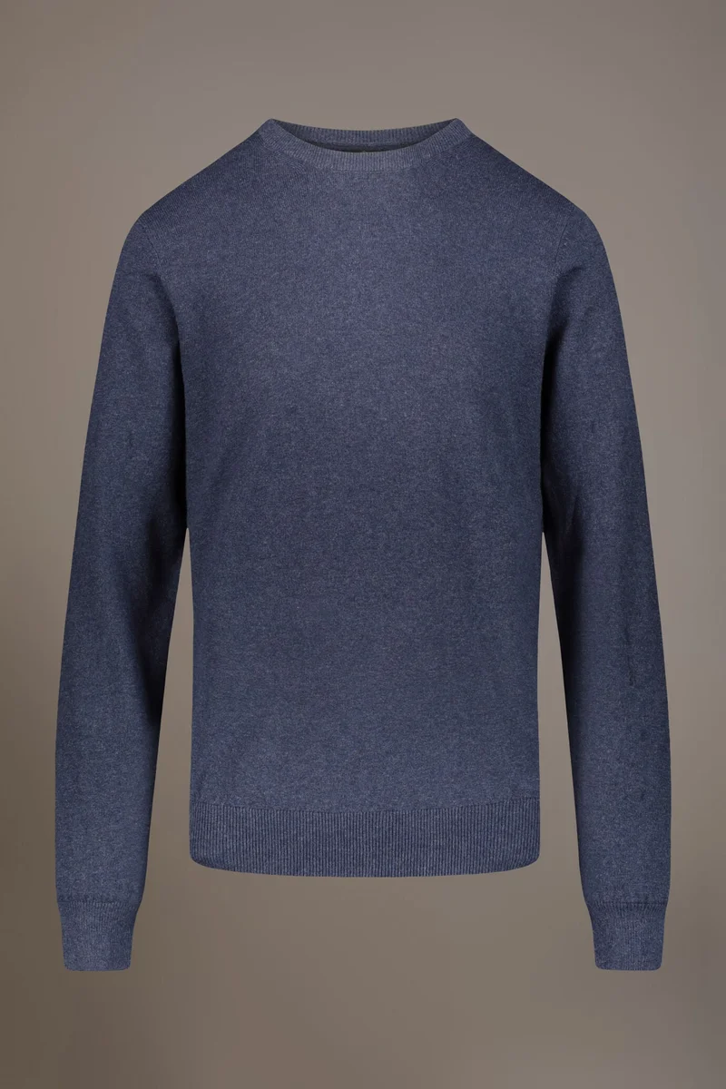 دوبل غانغر Wool blend round neck sweater - Space