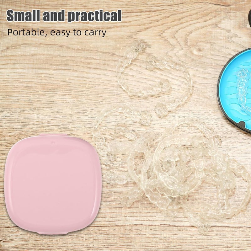 3Pcs Denture Case Leak Proof Portable Retainer Holder Box For Travel Office School - Image 4