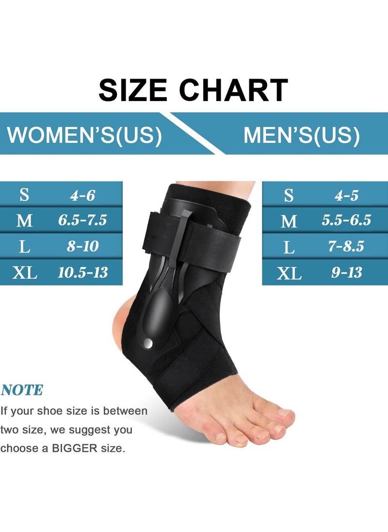 KASTWAVE - Ankle Brace, Ankle Support Brace for Ankle Sprains, Ankle Braces for Men Women, Ankle Support Sprained Ankle Brace for Basketball Soccer Volleyball - L - Image 1