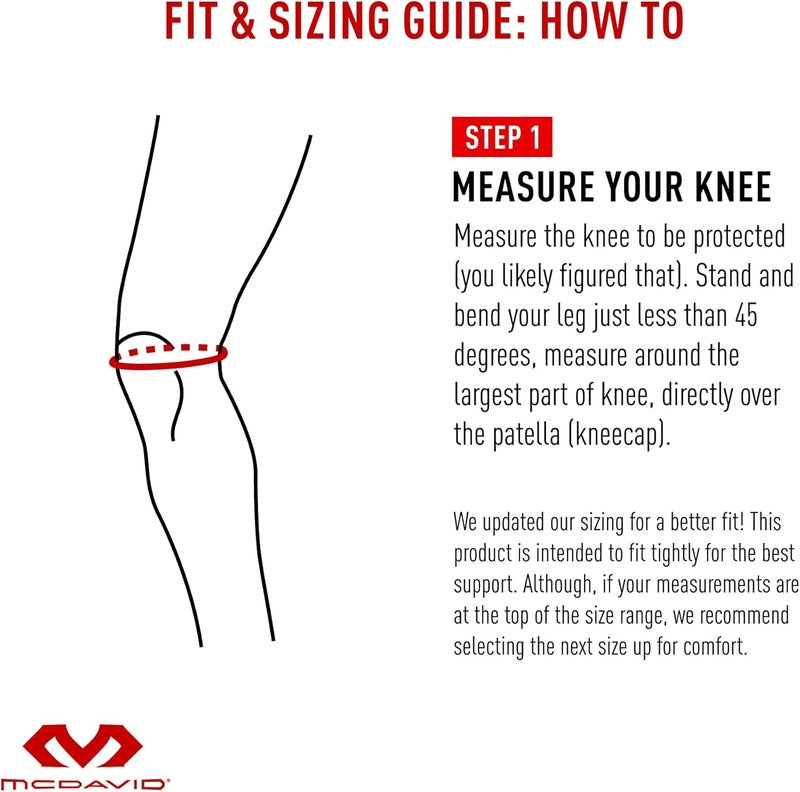 McDavid Knee Compression Sleeves: McDavid Hex Knee Pads Compression Leg Sleeve for Basketball, Volleyball, Weightlifting, and More - Pair of Sleeves - Image 5