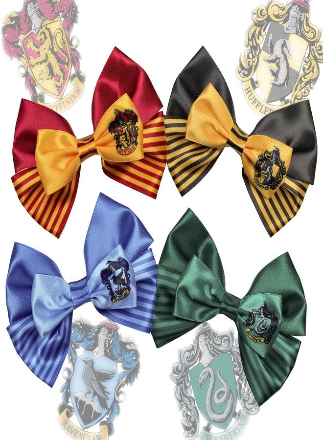 Bioworld Harry Potter Hogwarts School Gryffindor House Crest Hair Bow - Image 5