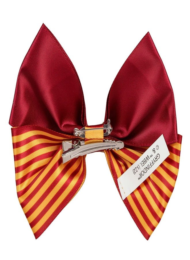 Bioworld Harry Potter Hogwarts School Gryffindor House Crest Hair Bow - Image 3