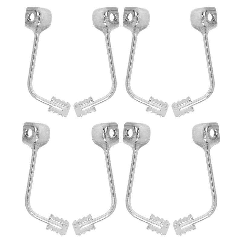 4 Pairs Nose Bracket: Eyeglass Arm Piece Holder Bridge Bracket Screw-In Nose Attachment Metal Connector Glasses Repair For Sunglasses Parts - Image 3