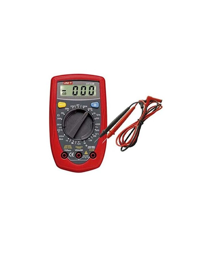 UNI-T UNI-T UT33B Auto Range Handheld Palm-Size LCD Digital Multimeter AC DC OHM Volt Tester Meter - Image 2