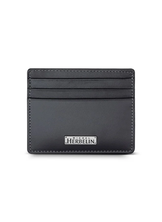 MICHEL HERBELIN Credit Card Case Black for Men