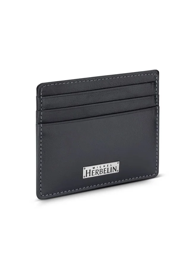 MICHEL HERBELIN Credit Card Case Black for Men